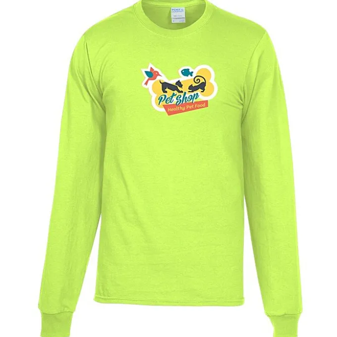Port Classic 5.4-oz Long Sleeve T-Shirt - Men's - Colors - Full Color