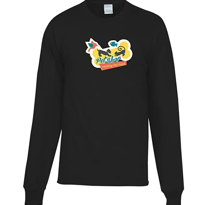 Port Classic 5.4-oz Long Sleeve T-Shirt - Men's - Colors - Full Color