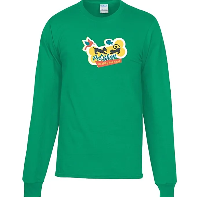 Port Classic 5.4-oz Long Sleeve T-Shirt - Men's - Colors - Full Color