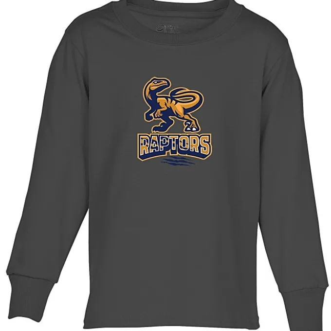 Port Classic 5.4-oz Long Sleeve T-Shirt - Youth - Colors - Full Color