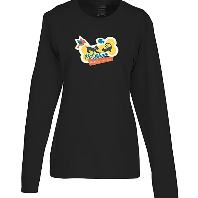 Port Classic 5.4-oz Long Sleeve T-Shirt - Ladies' - Colors - Full Color
