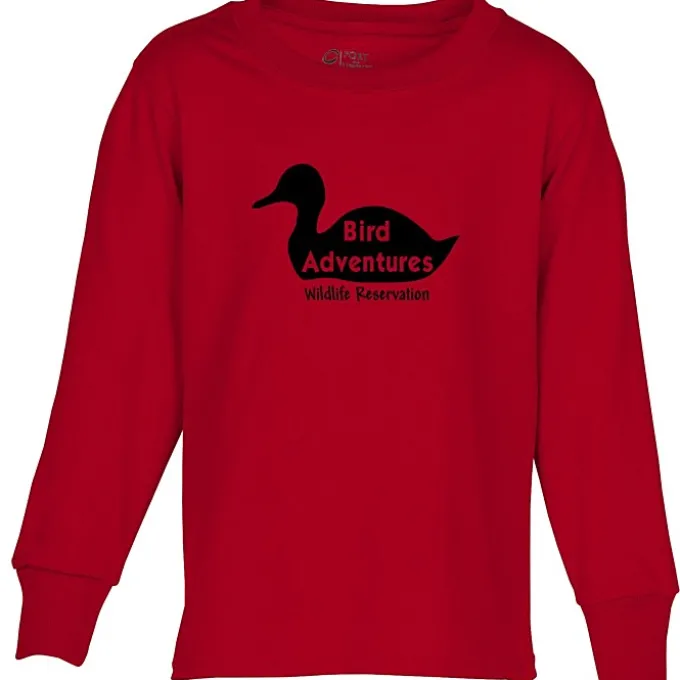Port Classic 5.4-oz Long Sleeve T-Shirt - Youth - Screen
