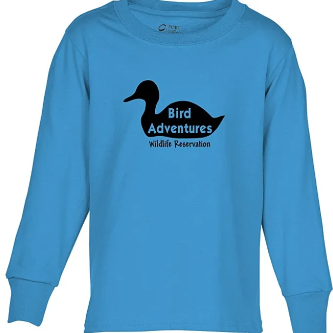 Port Classic 5.4-oz Long Sleeve T-Shirt - Youth - Screen