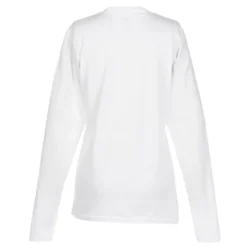 Port Classic 5.4-oz Long Sleeve T-Shirt - Ladies' - White - Embroidered