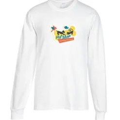 Port Classic 5.4-oz Long Sleeve T-Shirt - Men's - White - Full Color