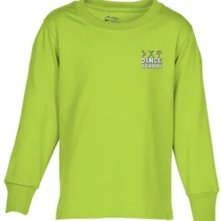 Port Classic 5.4-oz Long Sleeve T-Shirt - Youth - Embroidered