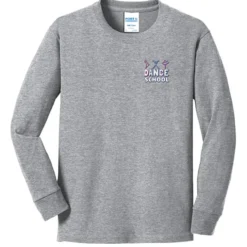 Port Classic 5.4-oz Long Sleeve T-Shirt - Youth - Embroidered