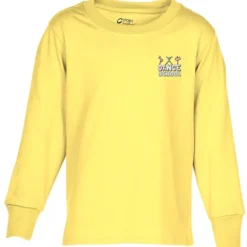 Port Classic 5.4-oz Long Sleeve T-Shirt - Youth - Embroidered
