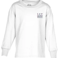 Port Classic 5.4-oz Long Sleeve T-Shirt - Youth - Embroidered