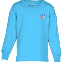 Port Classic 5.4-oz Long Sleeve T-Shirt - Youth - Embroidered