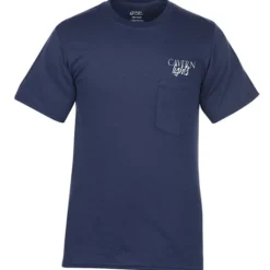 Port Classic 5.4-oz Pocket T-Shirt - Men's - Screen