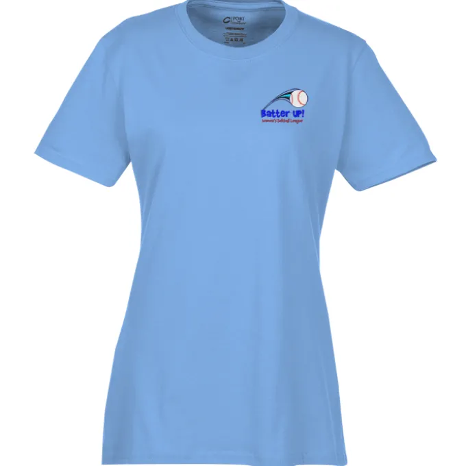 Port Classic 5.4-oz T-Shirt - Ladies' - Colors - Embroidered