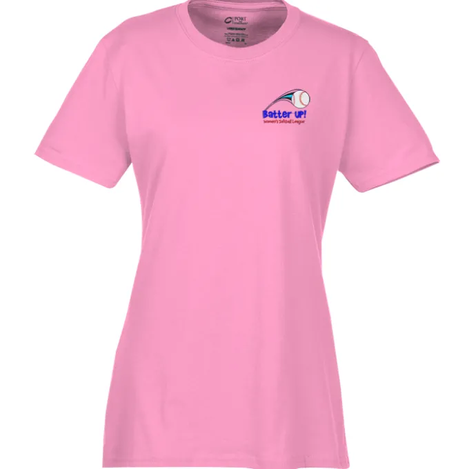 Port Classic 5.4-oz T-Shirt - Ladies' - Colors - Embroidered