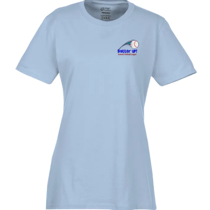 Port Classic 5.4-oz T-Shirt - Ladies' - Colors - Embroidered