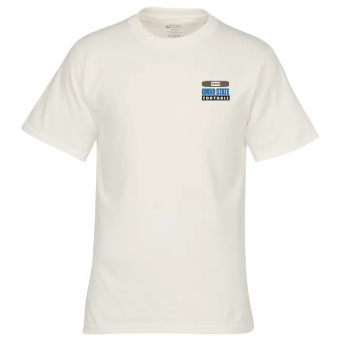 Port Classic 5.4-oz T-Shirt - Men's - White - Embroidered