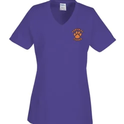 Port Classic 5.4-oz V-Neck T-Shirt - Ladies' - Colors - Embroidered