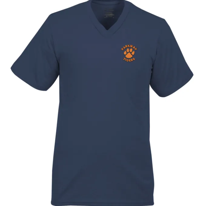 Port Classic 5.4-oz V-Neck T-Shirt - Men’s - Colors - Embroidered