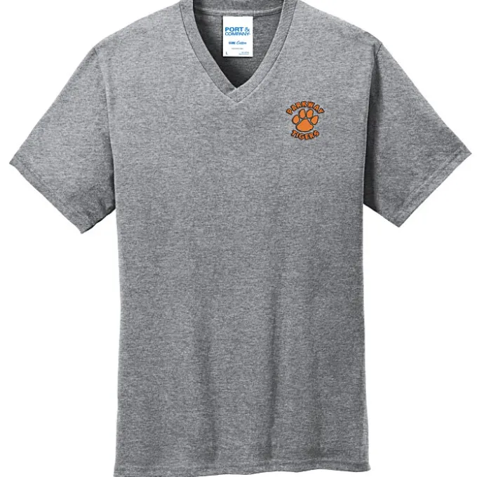 Port Classic 5.4-oz V-Neck T-Shirt - Men’s - Colors - Embroidered