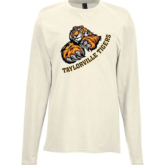 Port & Company Easy Cotton Long Sleeve T-Shirt - Full Color