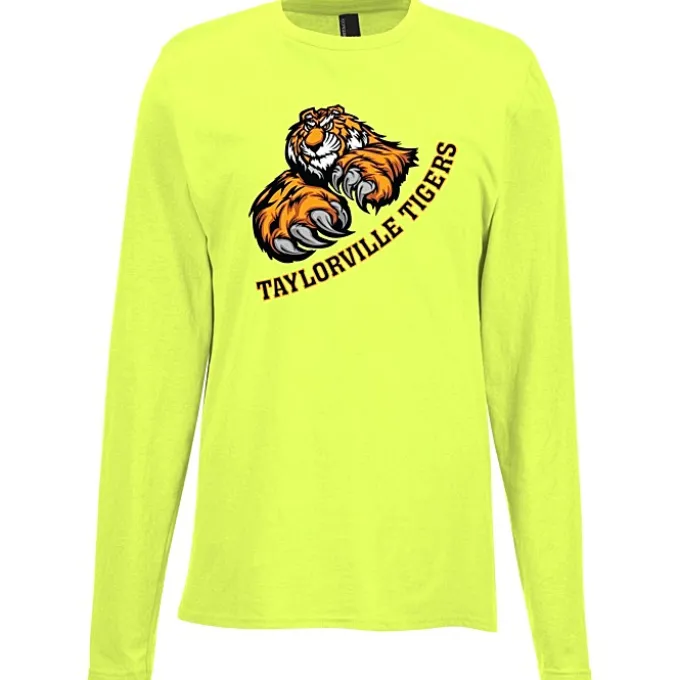 Port & Company Easy Cotton Long Sleeve T-Shirt - Full Color
