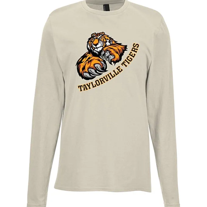 Port & Company Easy Cotton Long Sleeve T-Shirt - Full Color