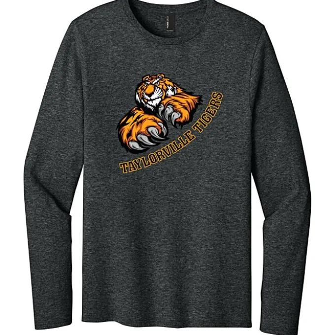 Port & Company Easy Cotton Long Sleeve T-Shirt - Full Color