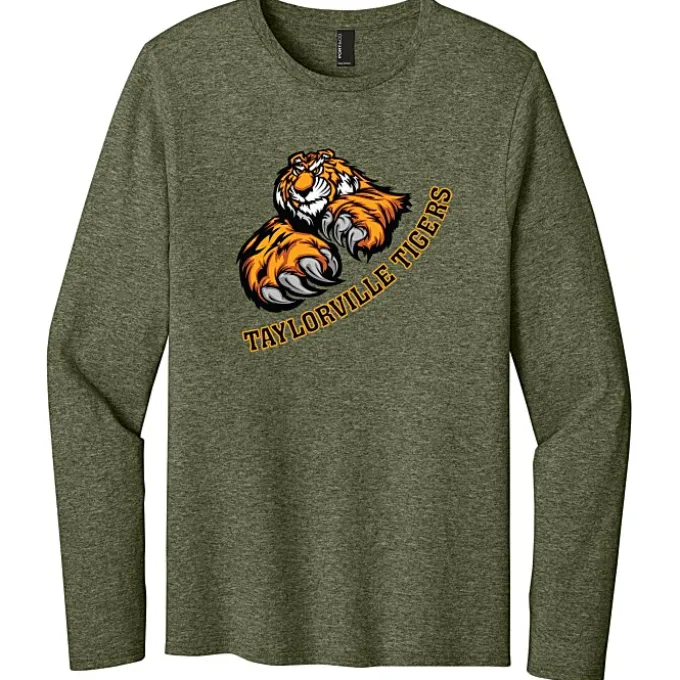 Port & Company Easy Cotton Long Sleeve T-Shirt - Full Color