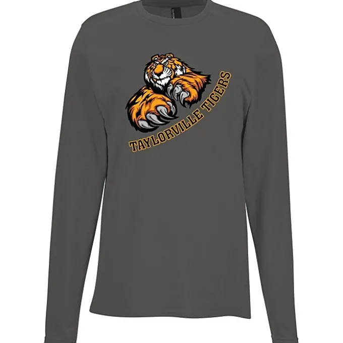 Port & Company Easy Cotton Long Sleeve T-Shirt - Full Color