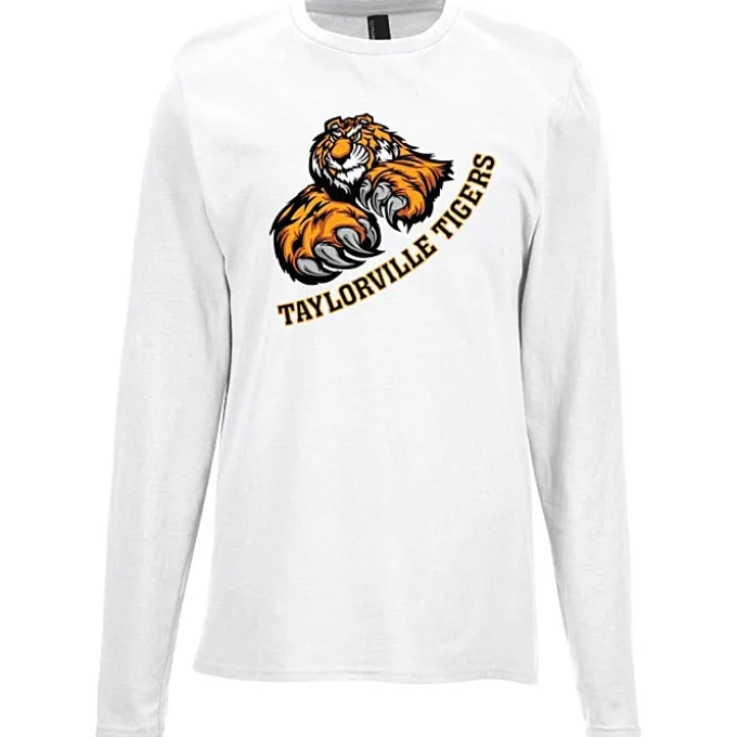 Port & Company Easy Cotton Long Sleeve T-Shirt - Full Color