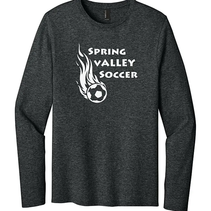 Port & Company Easy Cotton Long Sleeve T-Shirt - Screen