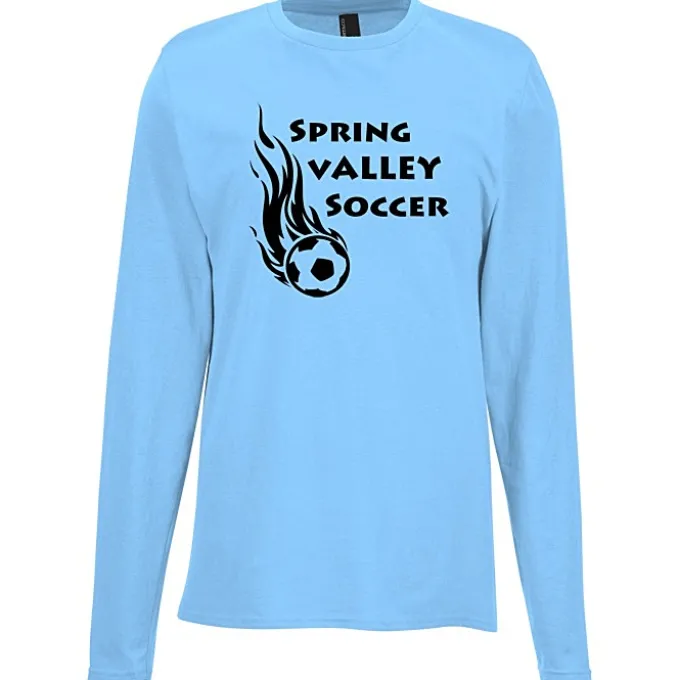 Port & Company Easy Cotton Long Sleeve T-Shirt - Screen