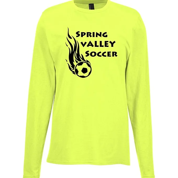 Port & Company Easy Cotton Long Sleeve T-Shirt - Screen