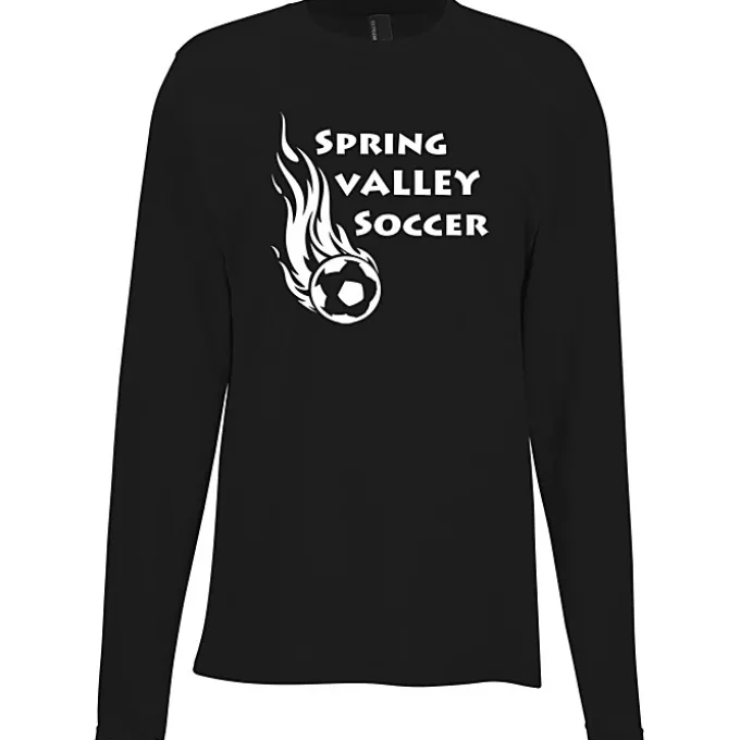 Port & Company Easy Cotton Long Sleeve T-Shirt - Screen