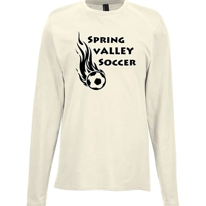 Port & Company Easy Cotton Long Sleeve T-Shirt - Screen
