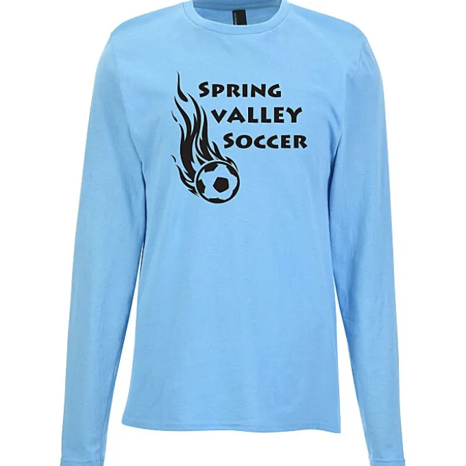 Port & Company Easy Cotton Long Sleeve T-Shirt - Screen