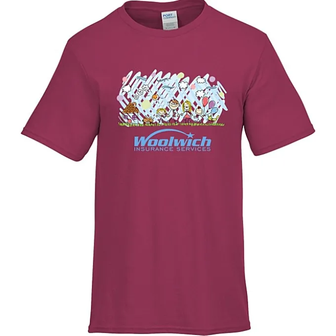 Port & Company Easy Cotton T-Shirt - Full Color
