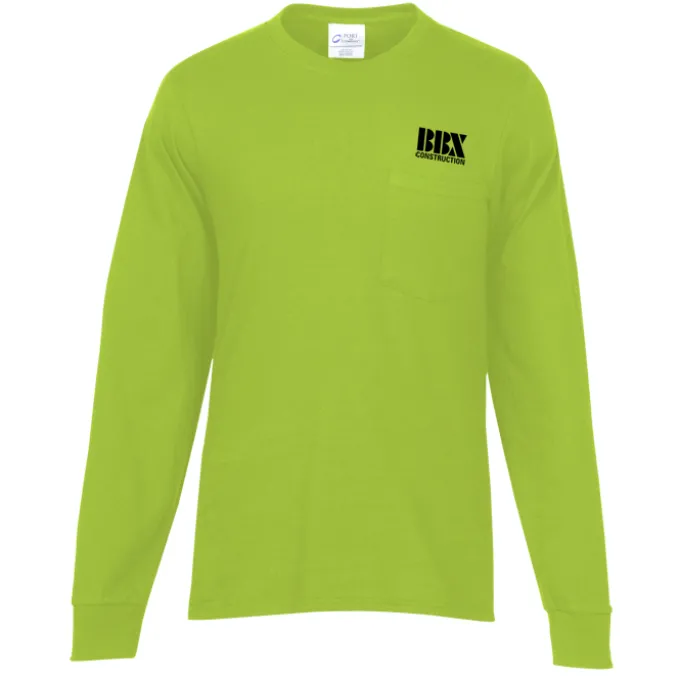 Port & Company Essential Long Sleeve Pocket T-Shirt
