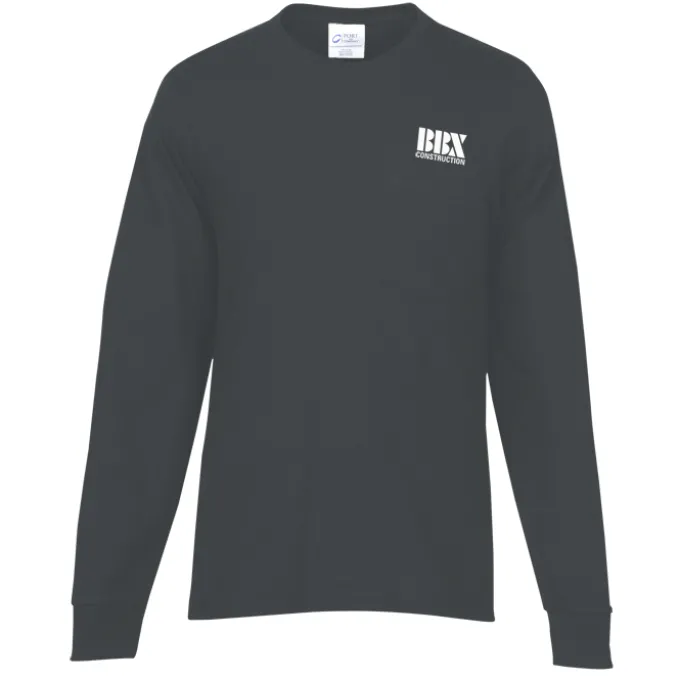 Port & Company Essential Long Sleeve Pocket T-Shirt