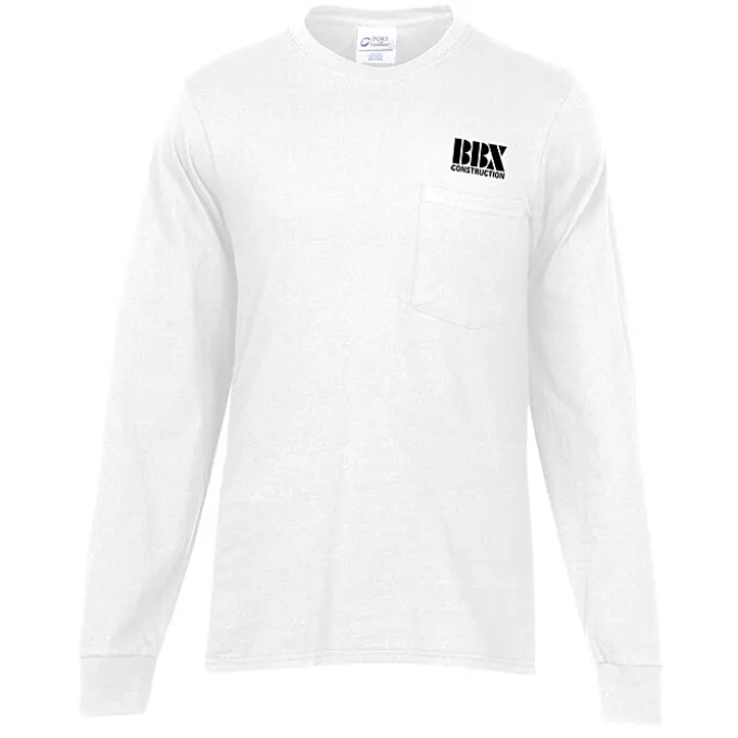 Port & Company Essential Long Sleeve Pocket T-Shirt
