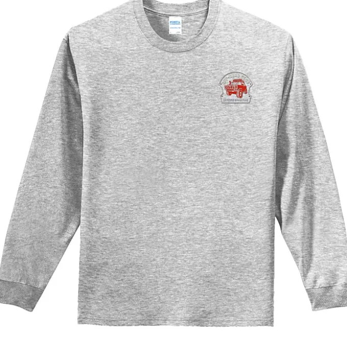Port & Company Essential Long Sleeve T-Shirt - Embroidered