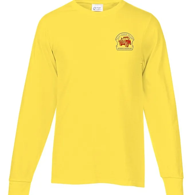 Port & Company Essential Long Sleeve T-Shirt - Embroidered