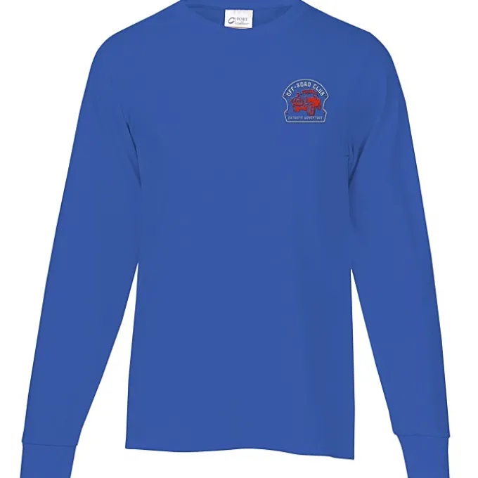 Port & Company Essential Long Sleeve T-Shirt - Embroidered