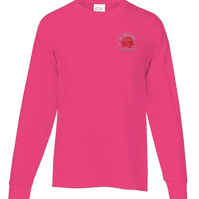 Port & Company Essential Long Sleeve T-Shirt - Embroidered