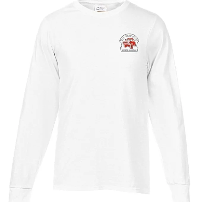 Port & Company Essential Long Sleeve T-Shirt - Embroidered