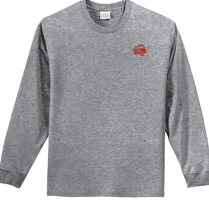 Port & Company Essential Long Sleeve T-Shirt - Embroidered