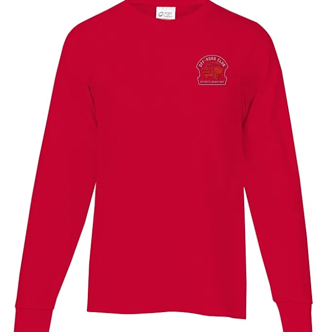 Port & Company Essential Long Sleeve T-Shirt - Embroidered