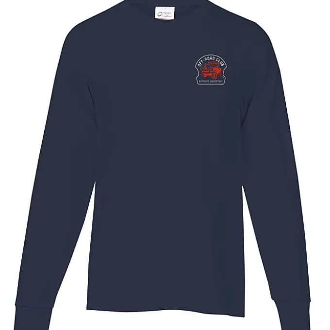 Port & Company Essential Long Sleeve T-Shirt - Embroidered