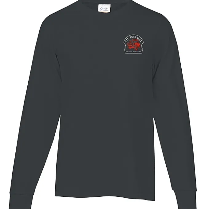 Port & Company Essential Long Sleeve T-Shirt - Embroidered