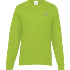 Port & Company Essential Long Sleeve Pocket T-Shirt - Embroidered