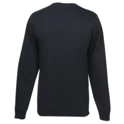 Port & Company Essential Long Sleeve Pocket T-Shirt - Embroidered